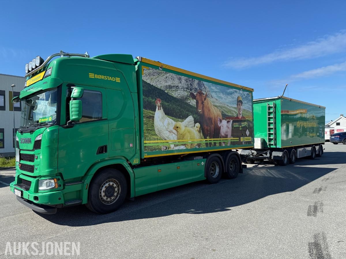 2023 Scania R590 XT Med He-Plan Fliskassehenger